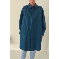 Lyon lang denim skjorte